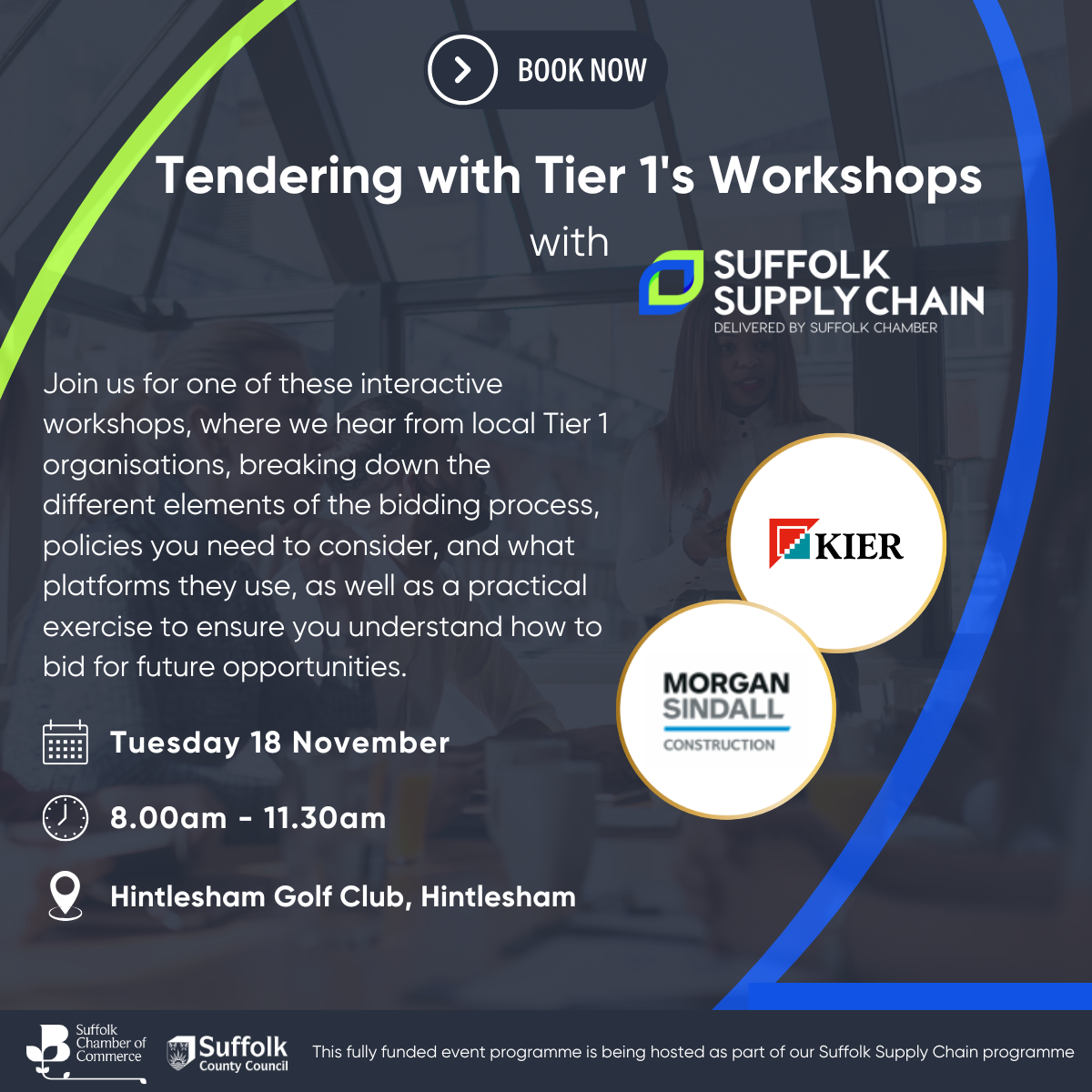 Tendering with Tier 1`s Workshop - Central Suffolk