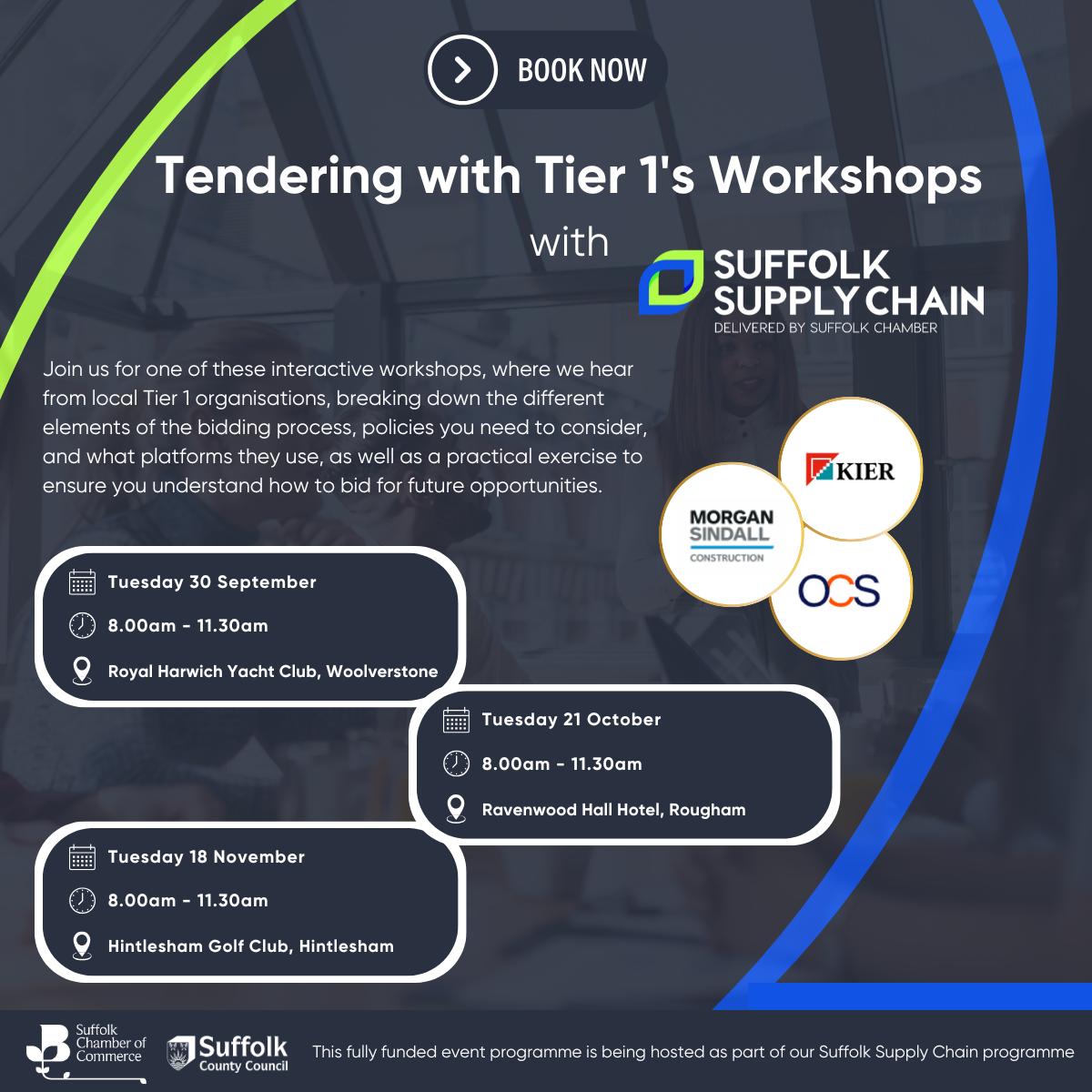 Tendering with Tier 1`s Workshop - Central Suffolk